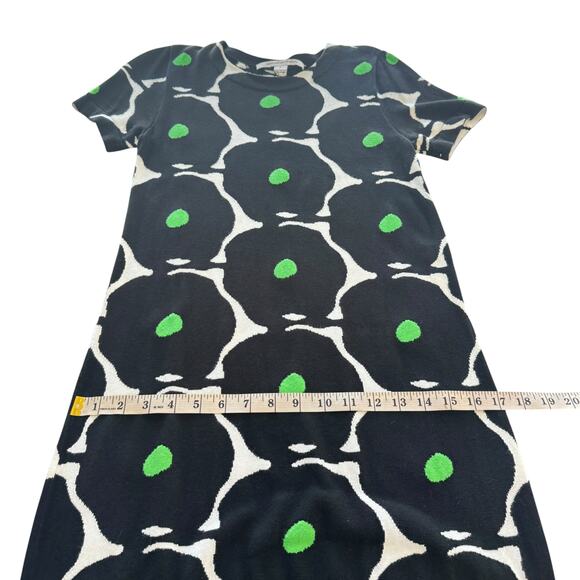 Diane von Furstenberg Chioma Intarsia Knit Dress Size Small Retro Floral Printed - Picture 16 of 16